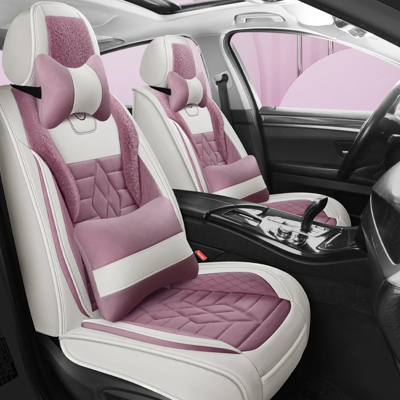 Breathable Anti-slip Viscose Filament Car Seat Covers Car Seat