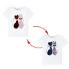 Kid Fashion Paillette T-Shirt Children Girls Change Color Sequins Cartoon Toddler Short Sleeve Flash Summer Clothes for 1-8Y 6