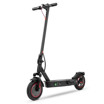 Monopattino Elettrico iScooter i9Max con Pneumatici a Nido d'Ape da 10'', Motore 500W, Batteria 36V/10AH, Velocità Massima 30KM/H, Pieghevole, Leggero per Pendolari