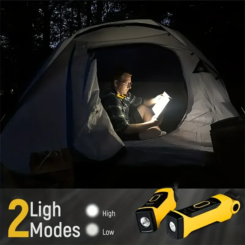1/2/4pcs USB Rechargeable LED Neck Reading Light Two Brightness Levels For Reading, Knitting, Camping & Repairing Led Work Light