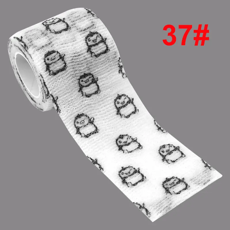 Animal Pattern Printed Self Adhesive Elastic Bandage 4.5m Sports Wrap Tape for Finger Joint Knee First Aid Kit Pet Tape - Image 19