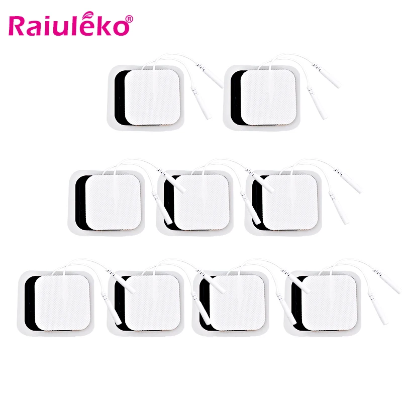 20/10Pcs 5*5cm Electrode Pads Body Massage Patches Replacement for Tens Massagers Machine Electronic Physiotherapy Massager electrode pads