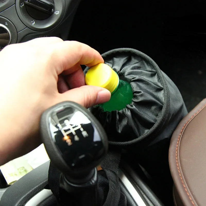 Car Seat Back Trash Holder Hang Litter Bag Garbage Storage Rubbish Container Oxford Cloth Car Waste Bins Cleaning Tools