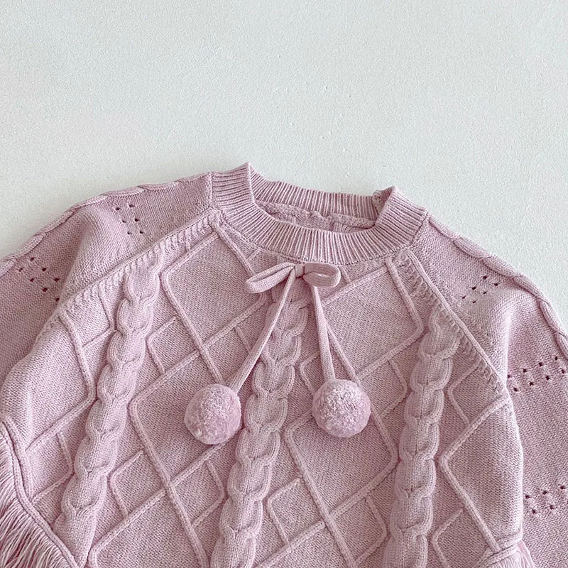 Autumn Kids Knit Pullover Sweater for Girls