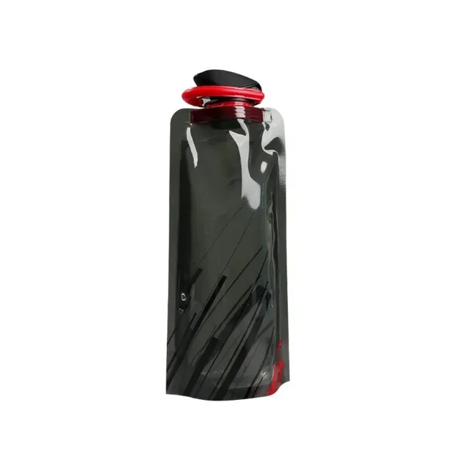 1pc 700ml Portable Ultra Light Folding Soft Water Bag For Outdoor Sports & Camping, With Handle & Hanging Hook Camping Stuff 6