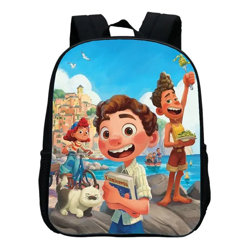 thumbnail image 1 of Disney-mochila de la película de dibujos animados para niños, morral escolar de Luca Pixar, figuras de Anime, Luca, Alberto, Sea Monster, regalo para niños, 1 of 4