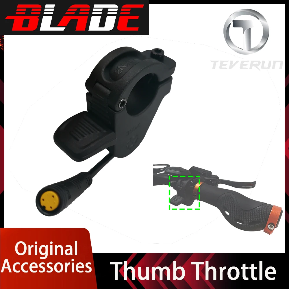 Original Upgrade Thumb Throttle Suit For Teverun Blade GT+ Fighter Mini Fighter 10 11 For Supreme Parts electric scooter accessories