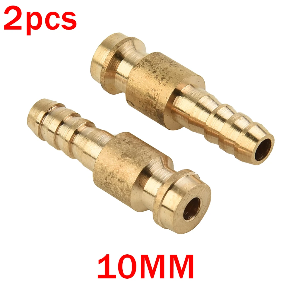 2pcs (6mm/8mm/10mm) Gas Water Male Adapter Quick Connector For TIG Welding Torch Intake Metal Connectors Tips TIG Welding Tools 4
