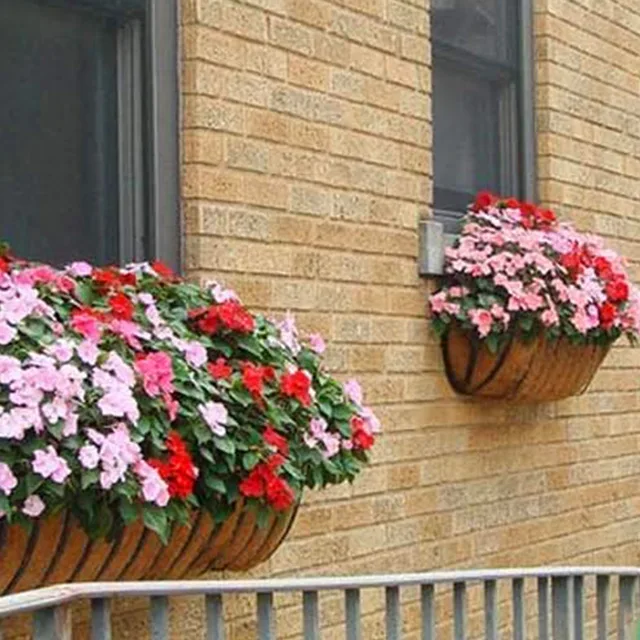 Kókuszdió Növényi Virág Edény Kosár Függő Fal Lógó Otthoni Kert Erkély Cserélhető Bélés - Image 5