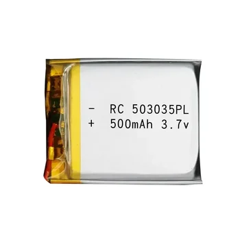 503035 Batteria ai polimeri di litio da 3,7 V 500 mAh Li po ion Lipo batterie ricaricabili per navigazione DVD GPS MP3