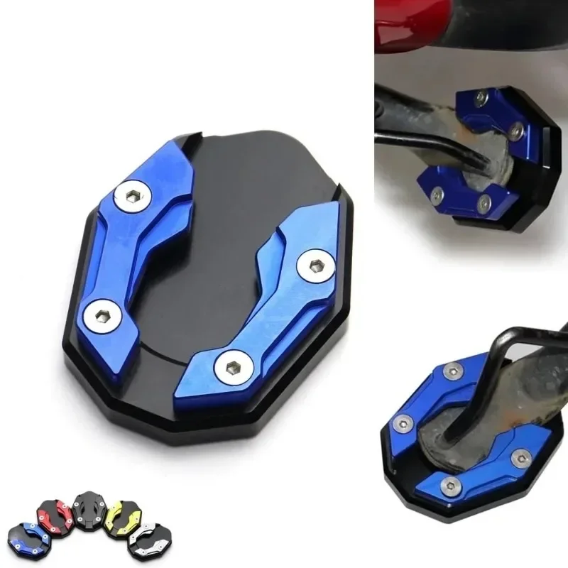 Motorcycle Kickstand Anti-Slip Pad - Aluminum Alloy Foot Extension Accessory