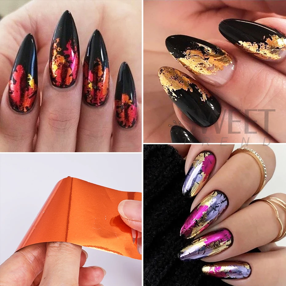 1/2pcs 15ml Nail Art Transfer Foil Gel Nail Polish Starry Sky Paper Adhesive Gel Lacquer Soak Off Tools For Manicure Decoration