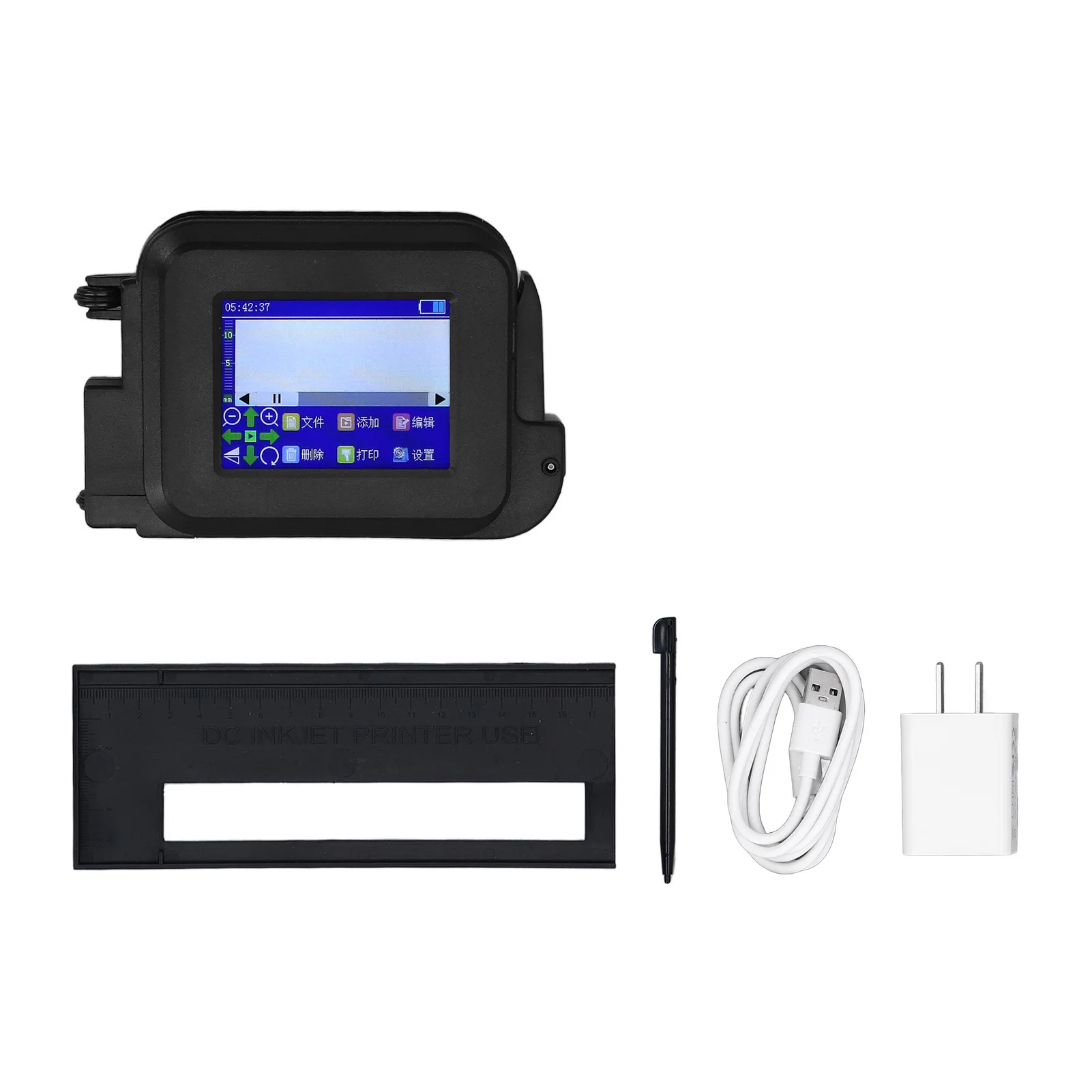 【New】Handheld Inkjet Printer Gun Portable Mini LED  for Label Production Date QR  Multi Language Mini Inkjet Printer