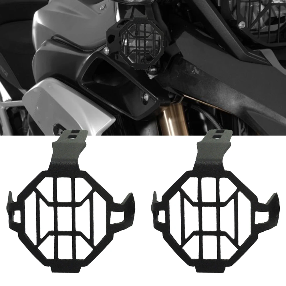 

REALZION F850GS F800GS Fog Lamp Grille Motorcycle Fog Light Protector Guard Lamp Cover For BMW R1200GS R1250GS ADVENTURE ADV LC