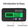 Green DC 12V 24V 36V 48V 60V 72V Lead Acid Battery Capacity Indicator LCD Percentage Display Lithium Battery Monitor Tester 6