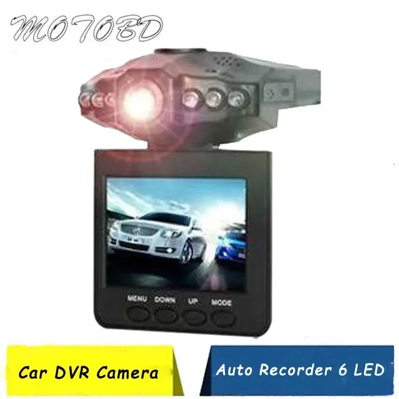 Car Dvr Recorder Camera 2.5 "Tft Lcd Screen 6 Ir Led Night Vision 270 Gradi Wide View Coche Camara Grabadora De Vision Nocturna