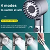 New Pressurized Shower 4 Modes Adjustable Water Saving Shower High Pressure Showerhead With Filter Bathroom Massage Shower 2