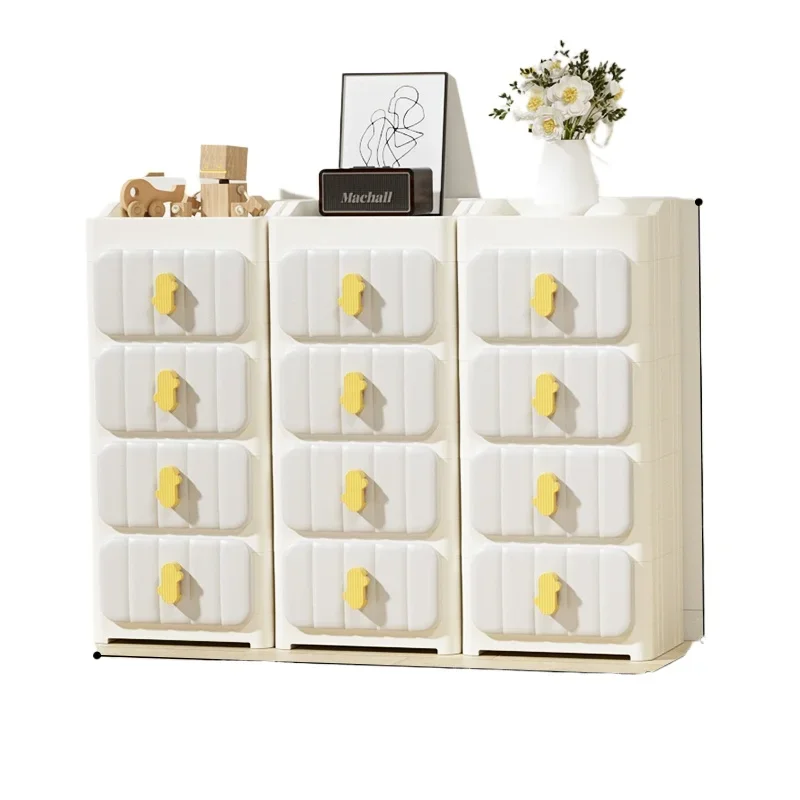 **Storage cabinet Children's toys Locker Bedroom wardrobe Storage chest Bedside drawer cabinet Small apartment