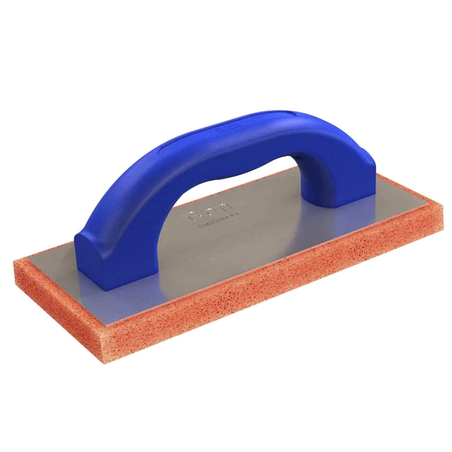 

Bern Red Rubber Floating Angle Plastic Handle Mud Hand Work Tool Mud Hand