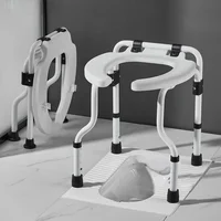 Advanced U-Shaped Toilet Chair for Pregnant Women, Seamless Squat to Seat Conversion, Comfortable Bathroom Accessibility Aid 1