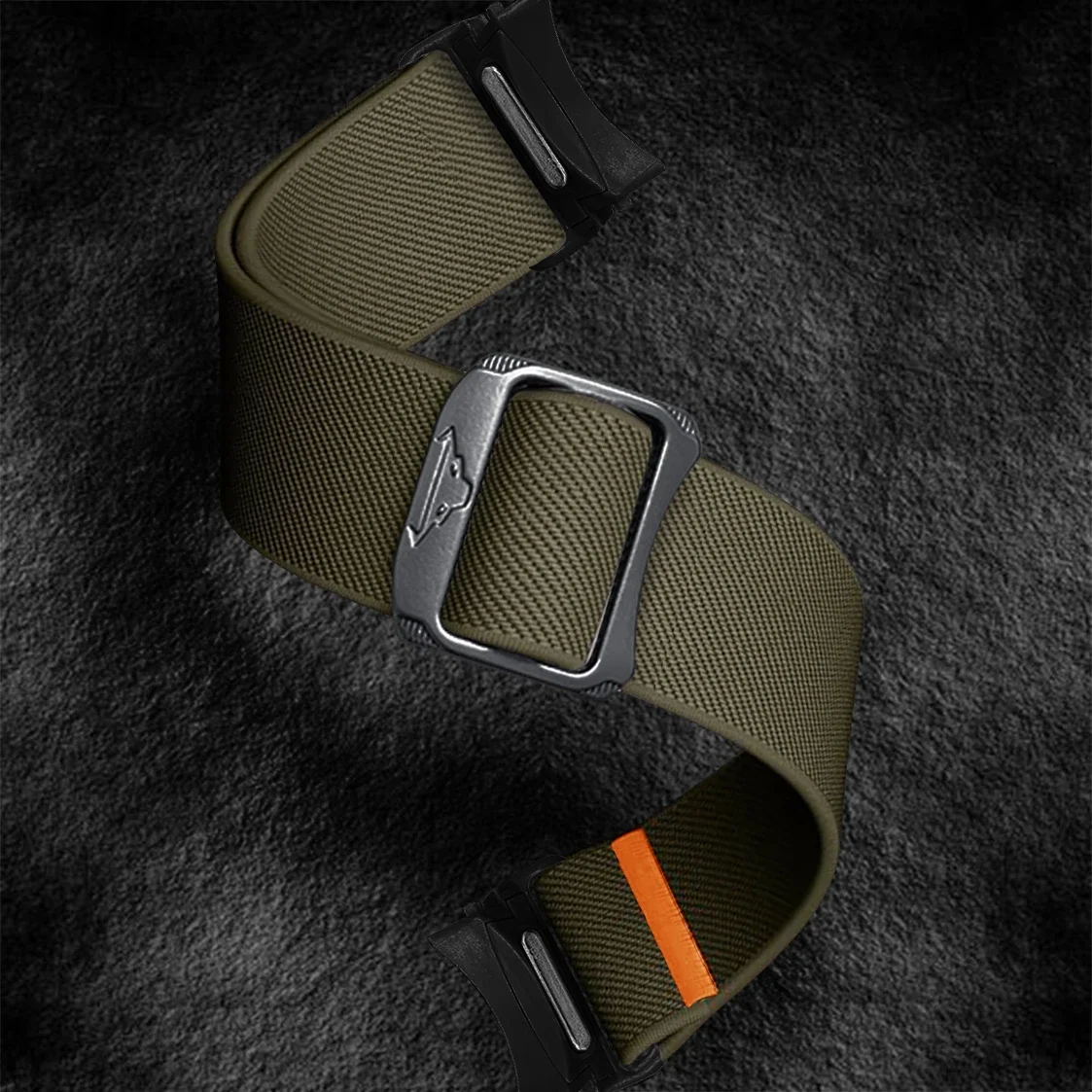 Elastic Nylon No-Gaps Smartwatch Band Strap