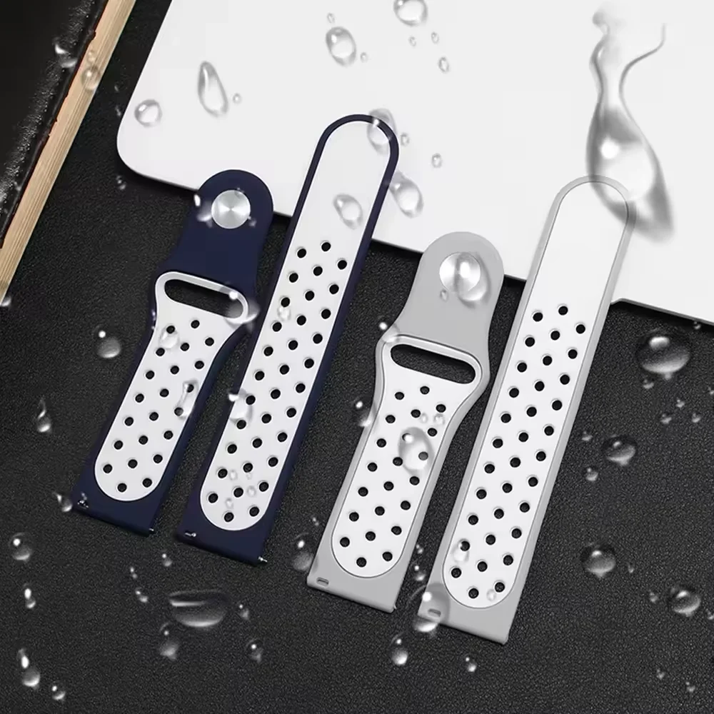 Silicone Sport Strap for Smartwatches - Multiple Sizes Available