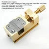 1PC Precision Repair Desktop Fixed Seat Pointer Table Vice Pointer Tube Clamp Manual Vise Copper Watch Tool Brass Material Watch 5