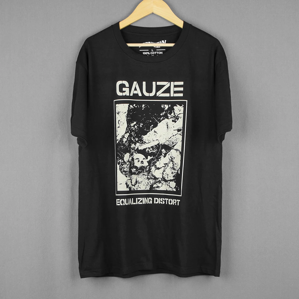 GAUZE 開かずの踏切 Tシャツ ガーゼ ハードコアパンク ジャパコア GAUZE 開かずの踏切 Tシャツ ガーゼ ハードコアパンク ジャパコア