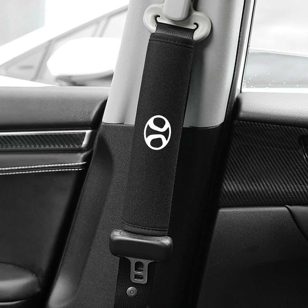 2 PCS Car Seat Belt Cover For Baic BJ30 BJ40 BJ60 BJ80 BJ90 F40 Senova D20 D50 D60 D70 D80 CC X25 X35 X55 X65 Auto Accessories
