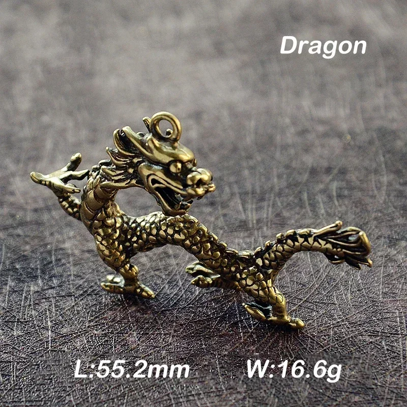 Brass Animal Statue Ornament Chinese Zodiac Rat Ox Home Decor Decoration Crafts Figurines & Miniatures Decorative Figurines