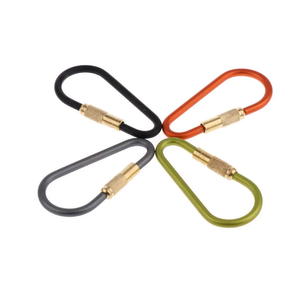 D Shape Carabiners Camping Gadget Hiking Saftety Buckle Mulitfunctional Clip D Shape Carabiners Camping Gadget Hiking Saftety Buckle Mulitfunctional Clip