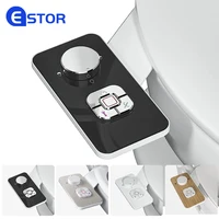 Toilet Ultra-thin Bidet non-electric Self-Cleaning Dual Bozzle Toilet Seat Accessory Cold Water Purification Basin Before and af 1