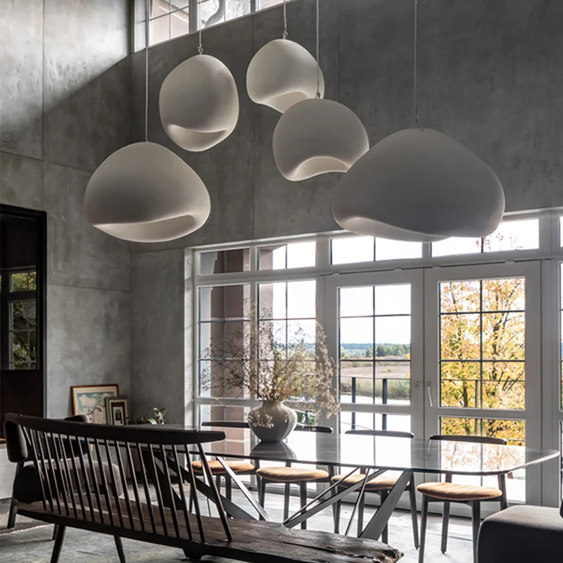 

Nordic Minimalist Wabi Sabi Wind Led Люстра Гостиная Столовая Домашний Декор Подвесные Светильники Спальня Бар Подвесной Светильник люстра потолочная светильник потолочный подвесной светильник