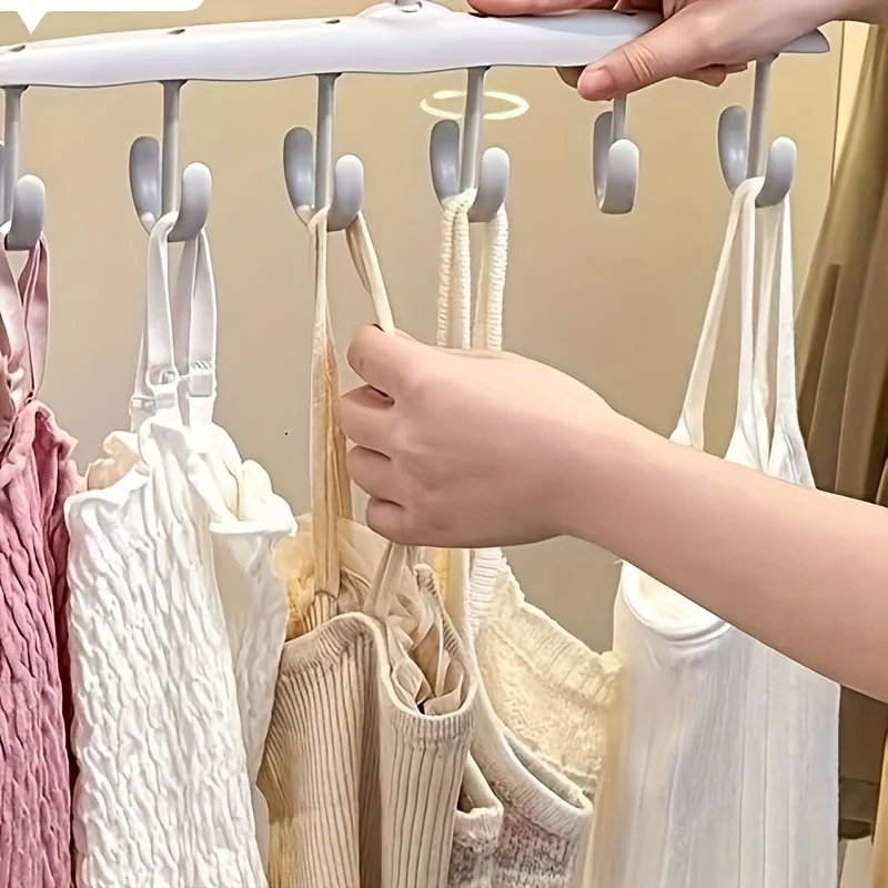 2 Pieces of Hanging Hangers for Household Clothes, Underwear Hooks, Plastic Hangers, Rotatable Multi Hook Hangers BEST SELLERS