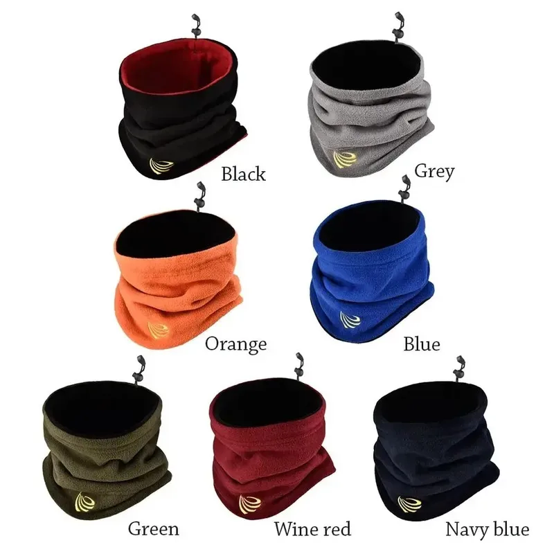4/2/1pcs Winter Polar Fleece Half Face Mask Warm Scarf Face Cover For Men & Women Outdoor Ski Tube Scarf
