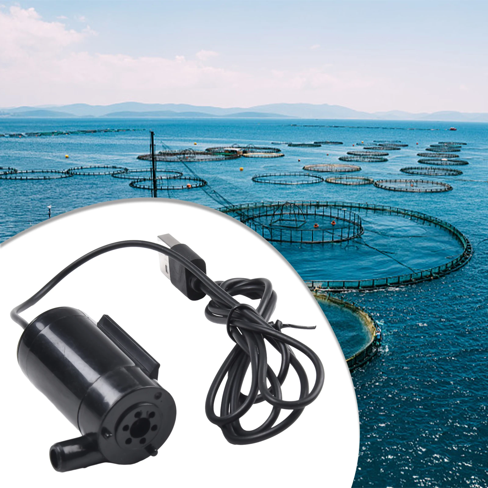 Рисунок 2 - Водяной насос, погружной с миниатюрным USB разъемом