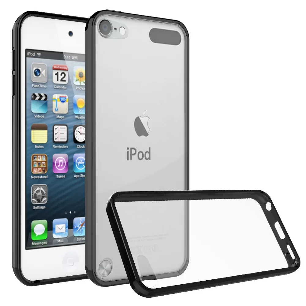Transparent Case for IPod Touch 5 / Touch 6 / Touch 7 Hybrid Shockproof Cover Soft TPU Frame with Clear Hard Acrylic Shell Capa — view 6