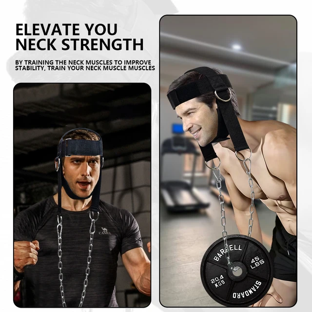 Head Harness Sports Neck Training Exerciser Strap Muscle Builder Home Gym for Strength Fitness Weight Lifting Workout Boxing MMA 4