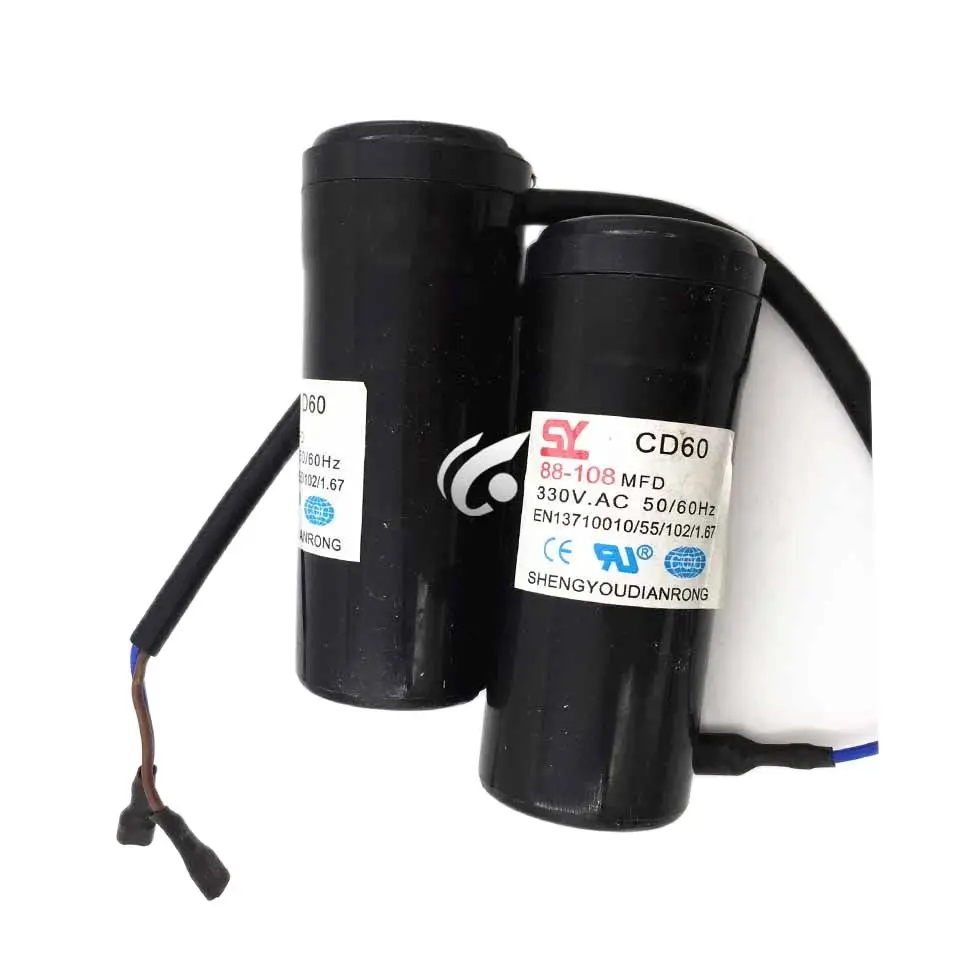 Bom Trabalho para o Capacitor de Partida do Refrigerador do Compressor 330v 88108uf do Armário do Refrigerador Peças