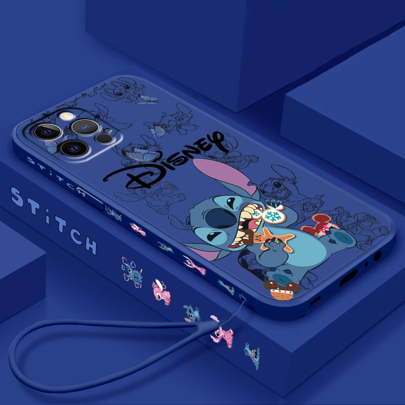thumbnail image 1 of Funda de teléfono de TPU de Lilo & Stitch de Disney para Apple iPhone 15, 14, 13, 12, 11, XS, XR, X, 8, 7, SE Pro Max Plus, Mini, 1 of 5