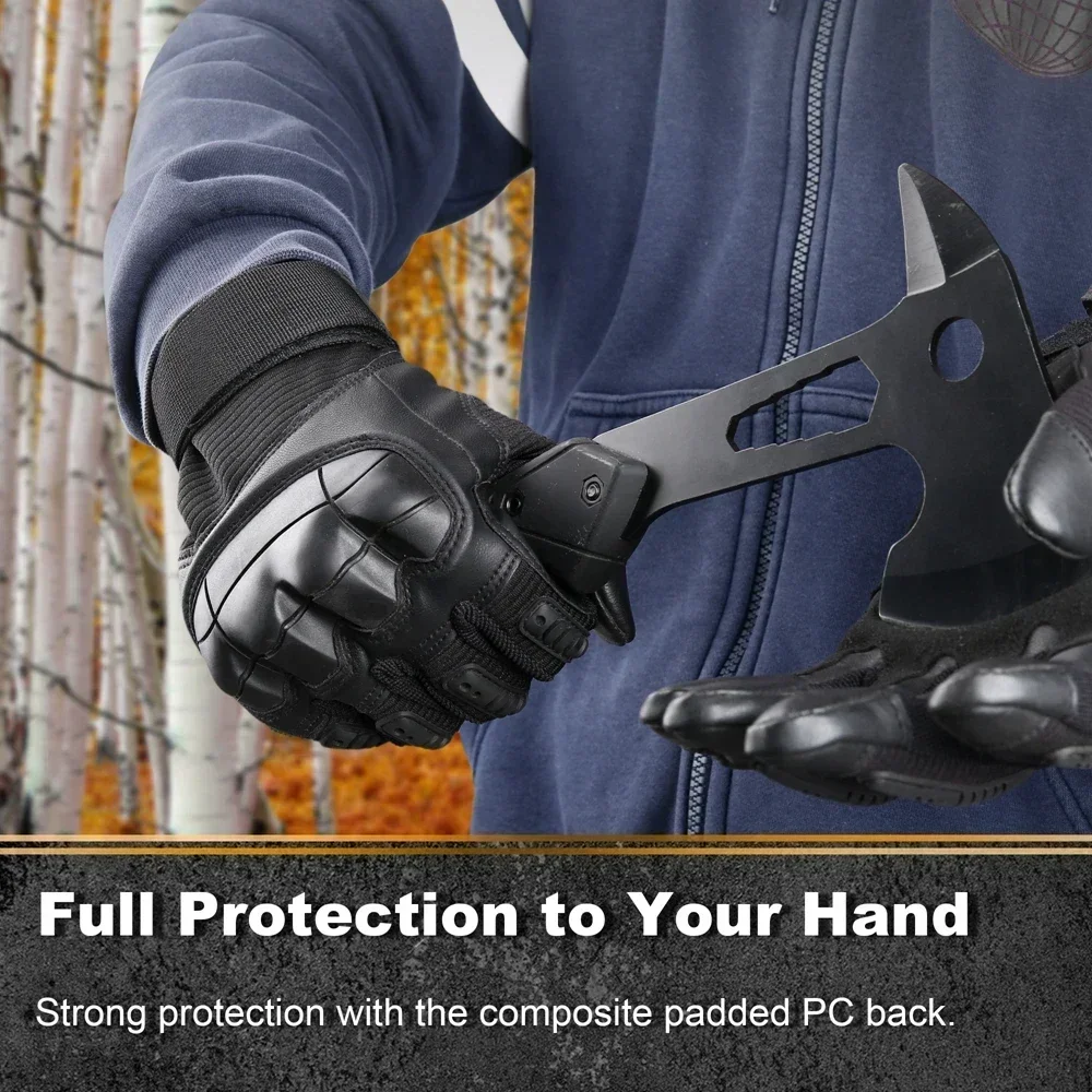 Touch Screen Tactical PU Leather Gloves for Combat Airsoft Sports Cycling Paintball Hunting Shooting Men, motorcycle gloves,touch screen gloves,bicycle gloves,shooting gloves