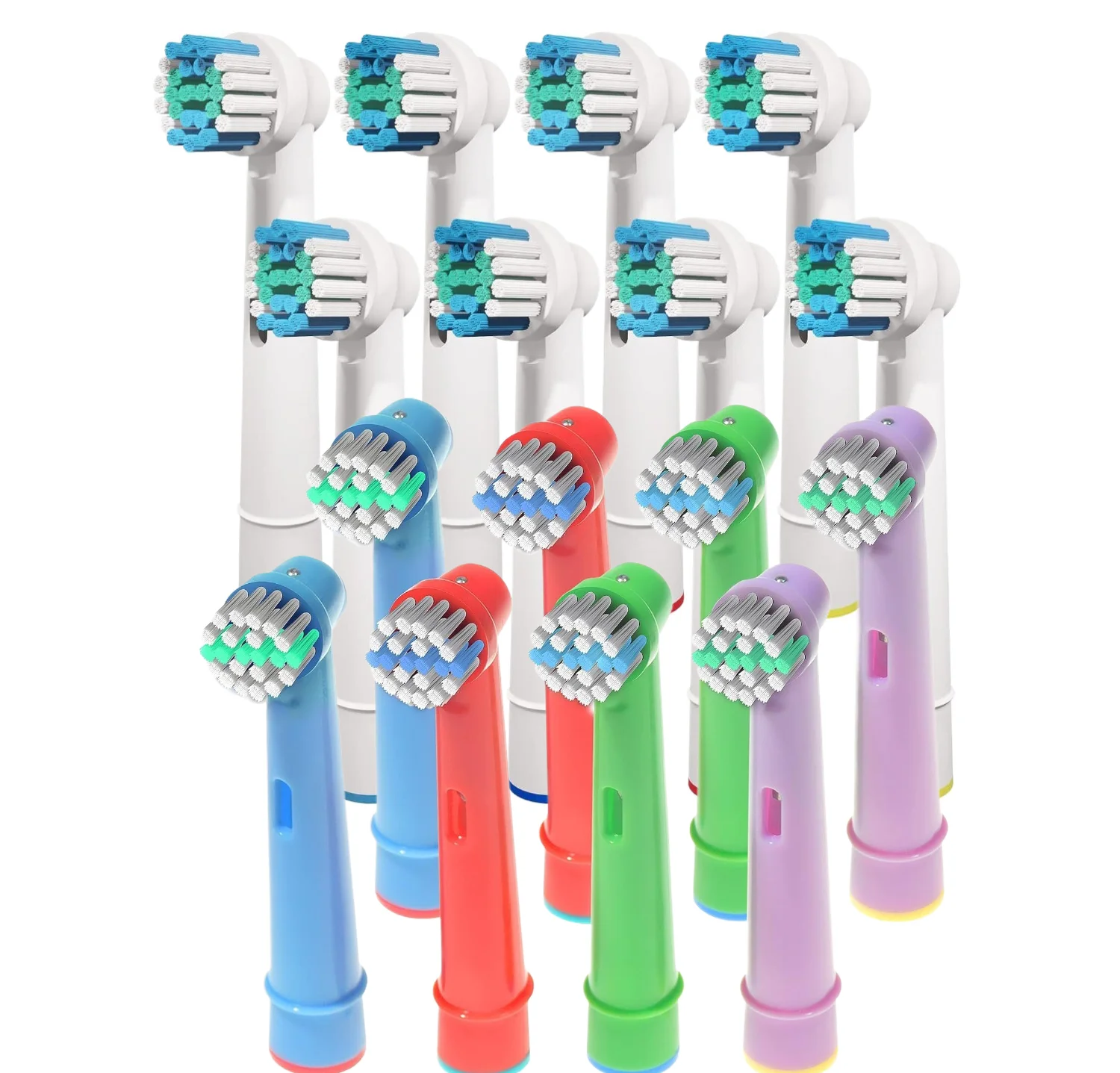 Testine Di Ricambio Per Spazzolino Da Denti Per Bambini E Adulti Per Oral B Eb-10A Pro-Health Stages Spazzolino Elettrico Igiene Orale, 3D Excel