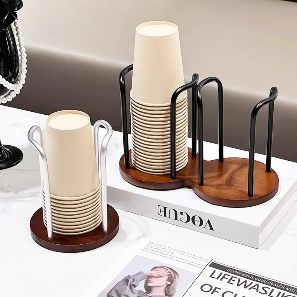 Multi-functional Light Luxury Paper Cup Holder-Home Tea Cup Storage Shelf,disposable Picker,enhance and Beauty of The Home