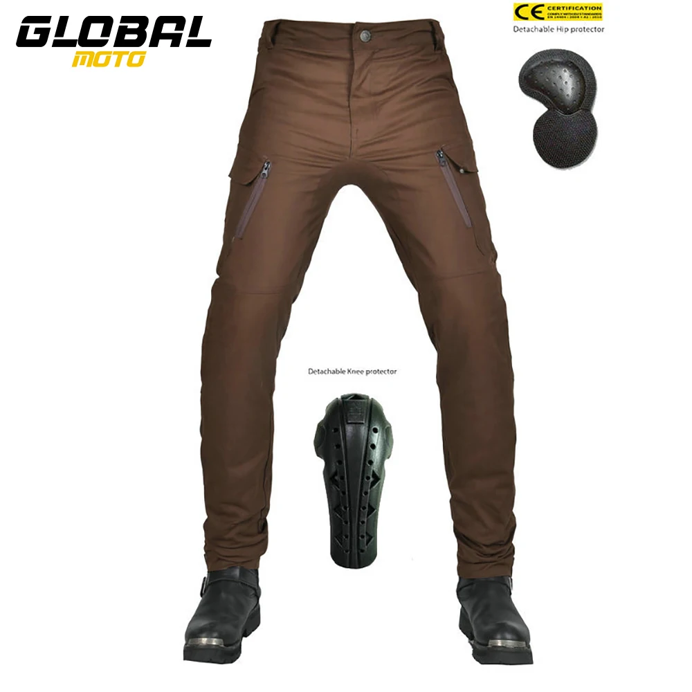 

VOLERO Four Seasons Anti Drop Motorcycle Riding Pants Breathable High Waisted Motor Vintage Pants Motocross Cargo Pants