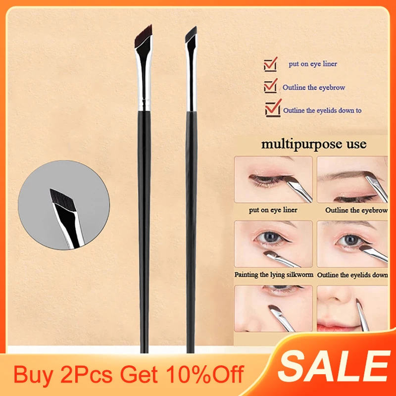 Blade Eyeliner Brush Oblique Flat Angle Eyebrow Brush Outlining