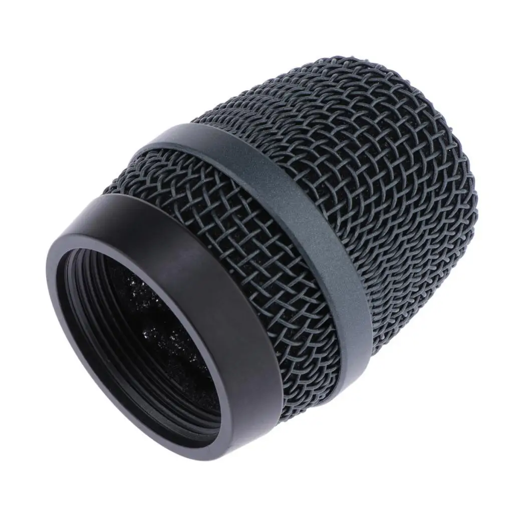 Replacement Microphone Grille Ball Head Stainless Steel Mesh Microphone Grill Head 1pcs for Replacement Parts