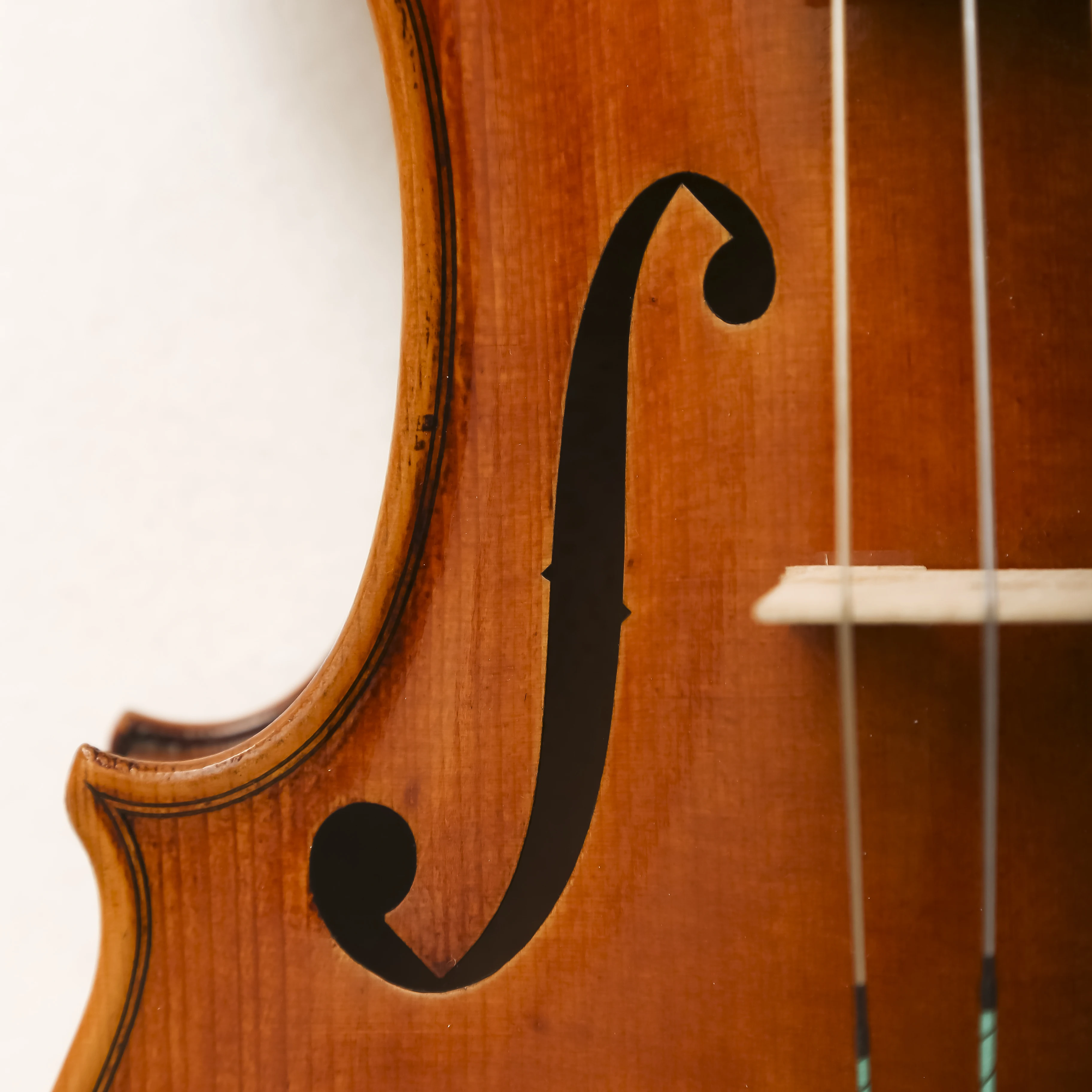 Violin 4/4 Guarneri Del Gesu Cannon II 1743 100% Handmade Oil Varnish With Pernambuco Bow And Foam Case FPVN04
