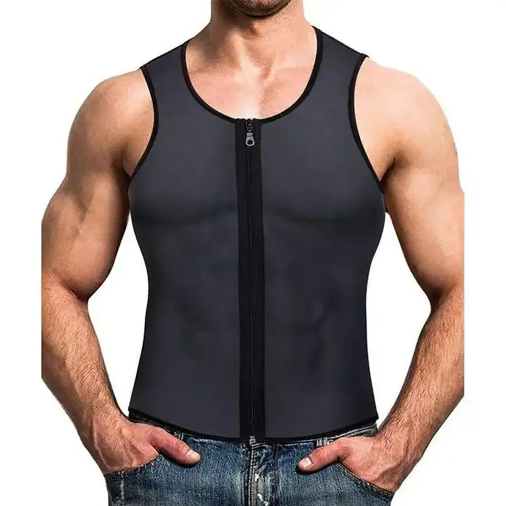 

Men Neoprene Sweat Sauna Vest Waist Trainer Slimming Body Shapers Vest Shapewear Corset Gym Sweatshirt Men Women Sleeveless