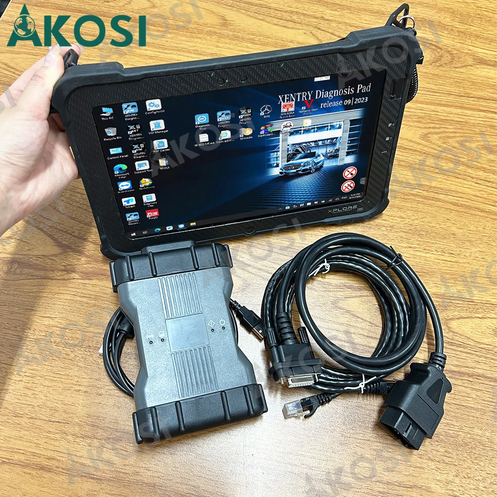 

V2023.09 DOIP MB Star C6 Поддержка CAN BUS с программным обеспечением SSD C6 WIFI Xplore tablet мультиплексор vci диагностический инструмент SD Connect