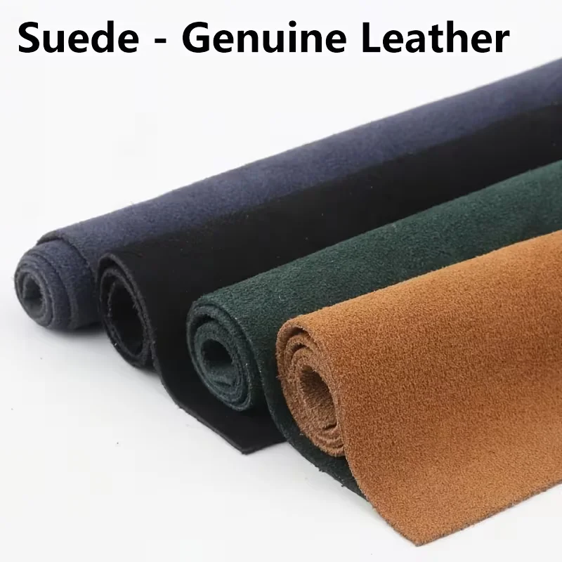 Premium Double Layer Cowhide Suede Leather
